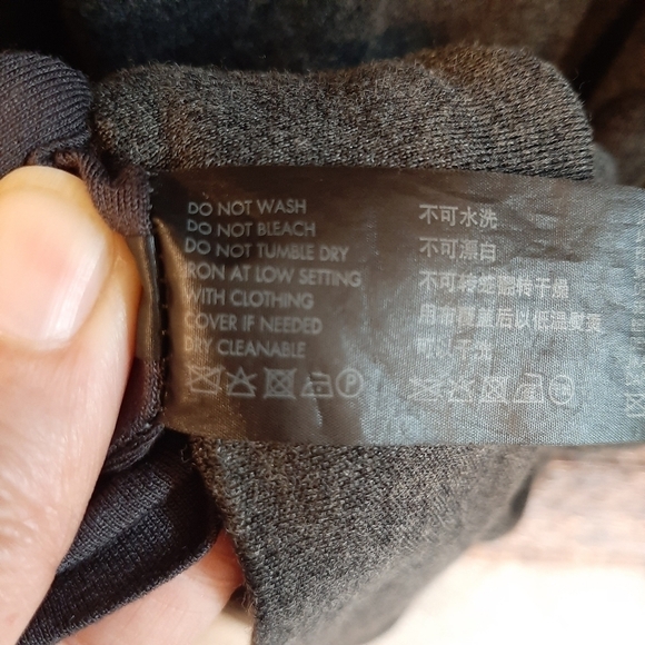 Calvin Klein Medium Mulberry Silk Wool Modal Knee Length Tank Dress Grey Capsule - Picture 6 of 6